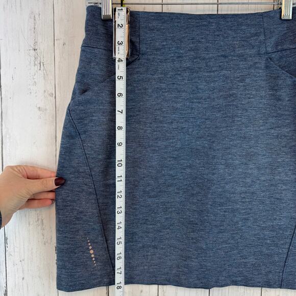 Title Nine Heather Blue Tencel-Blend Tennis Skirt Pickleball Golf Size Small - Picture 11 of 13